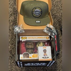 🆕 Star Wars Funko Pop! Smugglers Bounty Han Solo Chewbacca edition